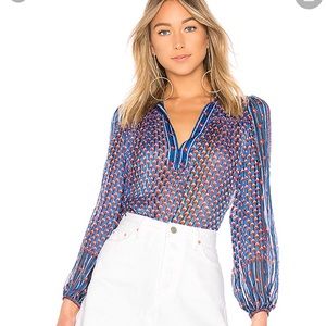 Ulla Johnson Size 6 Silk Blouse